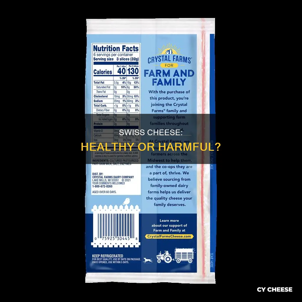 is swiss cheese bad for you