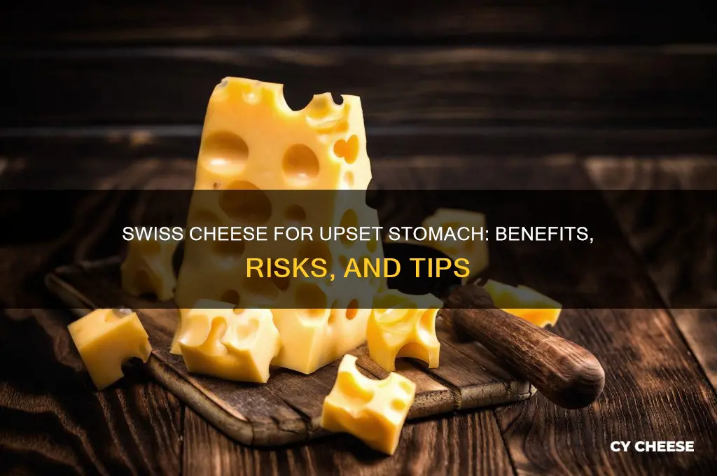 is swiss cheese good for upset stomach