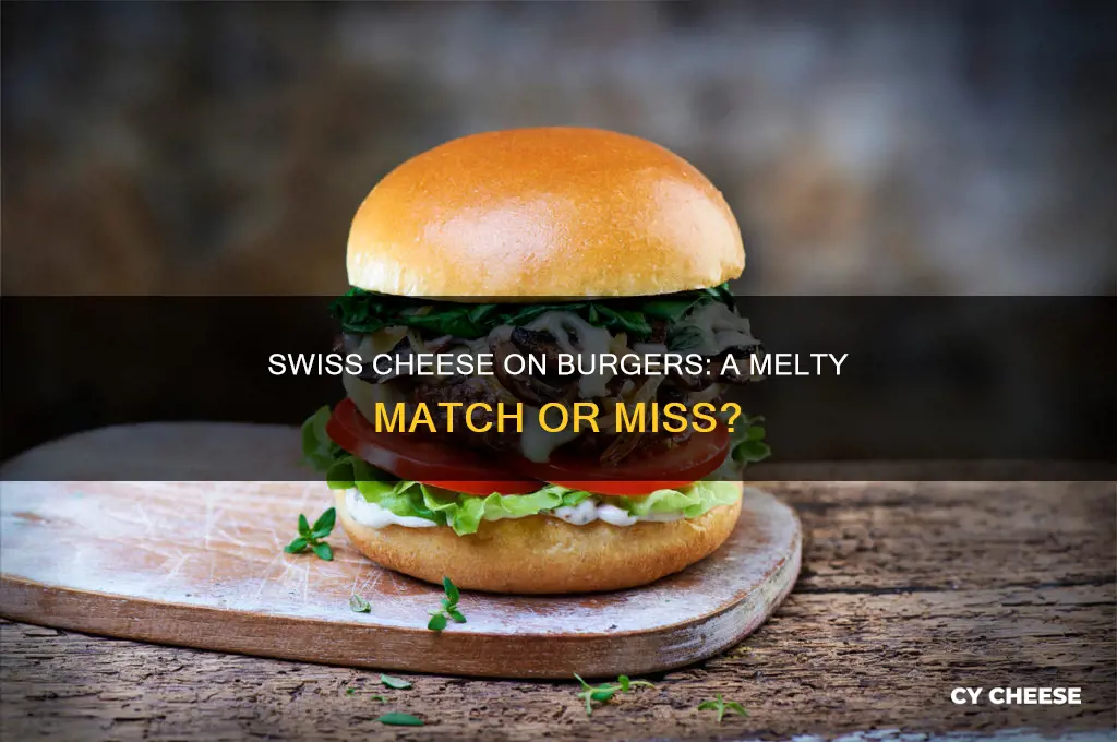 is swiss cheese good on burgers