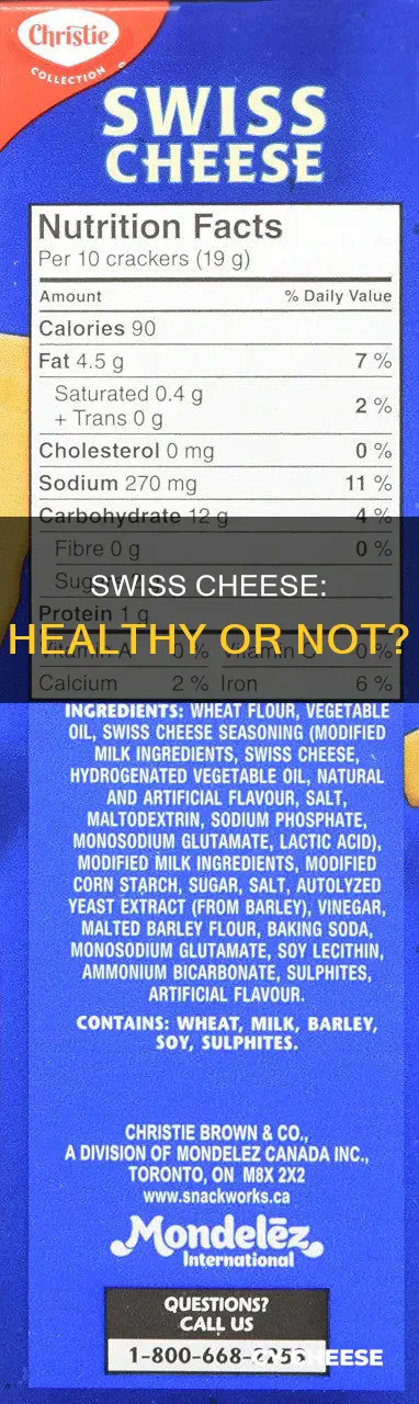 is swiss cheese healthy for you