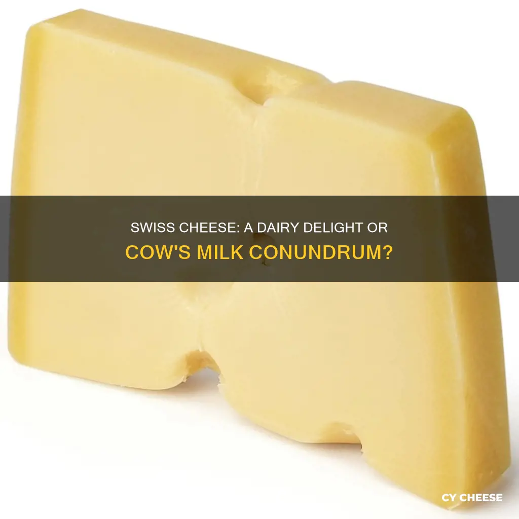 is swiss cheese made from cow milk