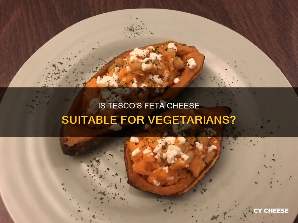 is tesco feta cheese vegetarian