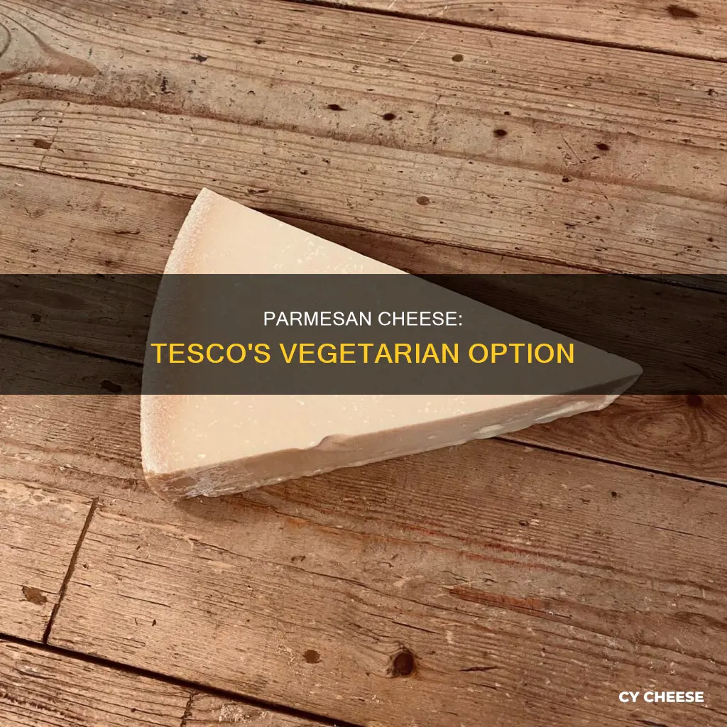 is tesco parmesan cheese vegetarian