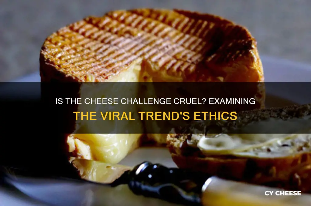 is the cheese challenge cruel