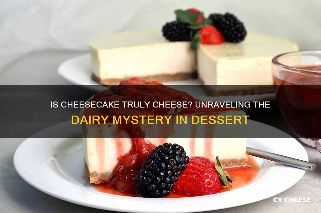 is the cheese in cheesecake