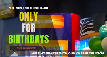 Chuck E Cheese Ticket Blaster: Birthday Exclusivity?