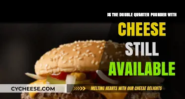 Double Quarter Pounder with Cheese: Still on McDonald's Menu?