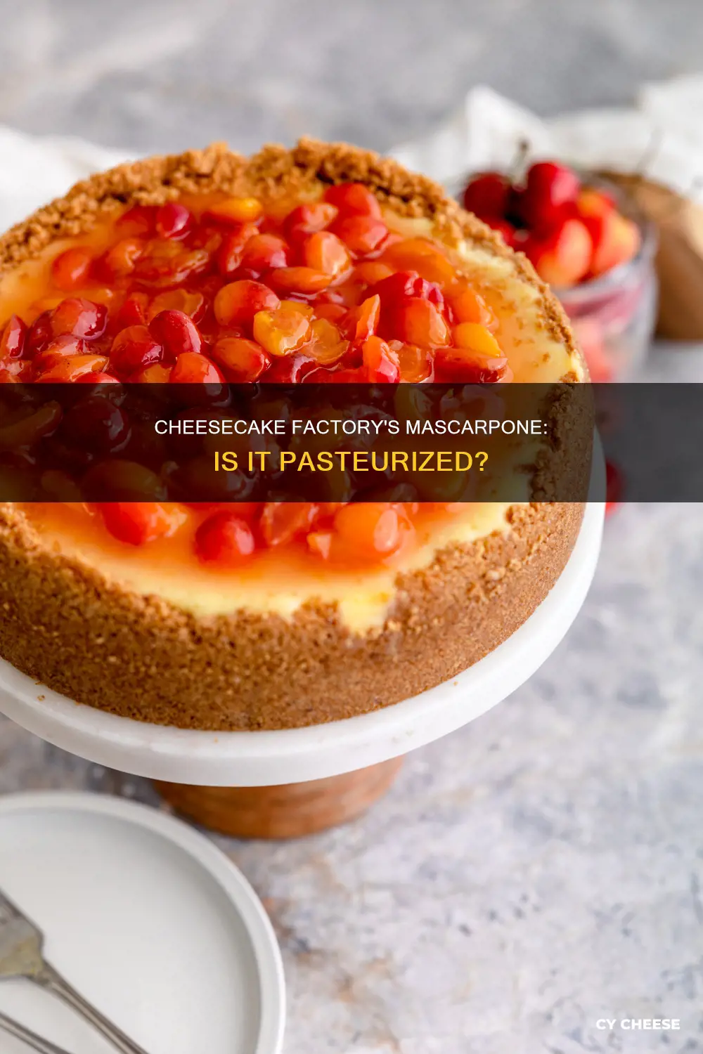 is the mascarpone cheese used at cheesecake factory pasturized