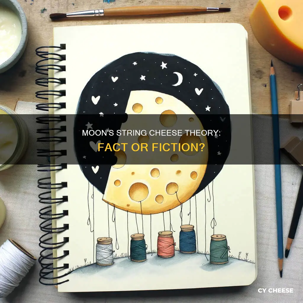 is the moon made of string cheese