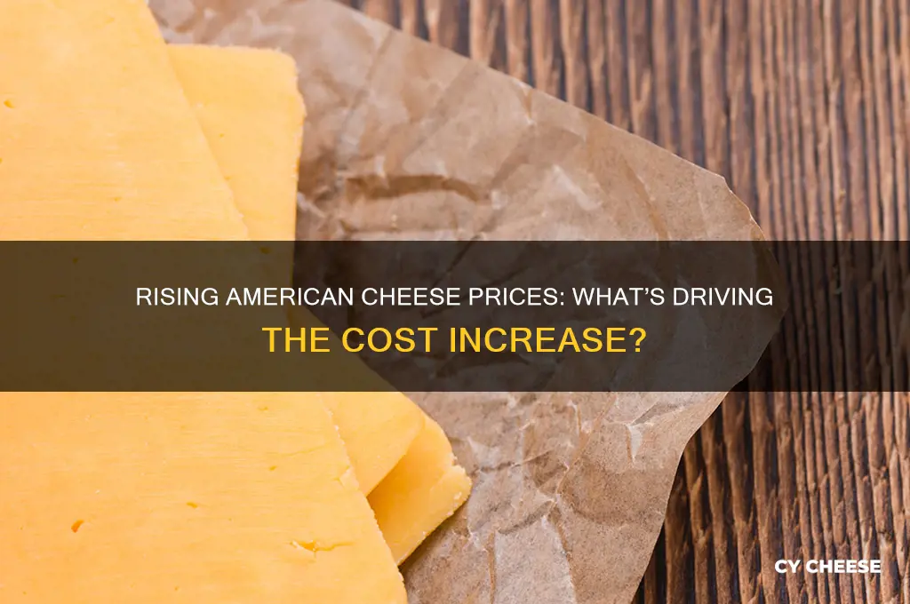 is the price of american cheese going up
