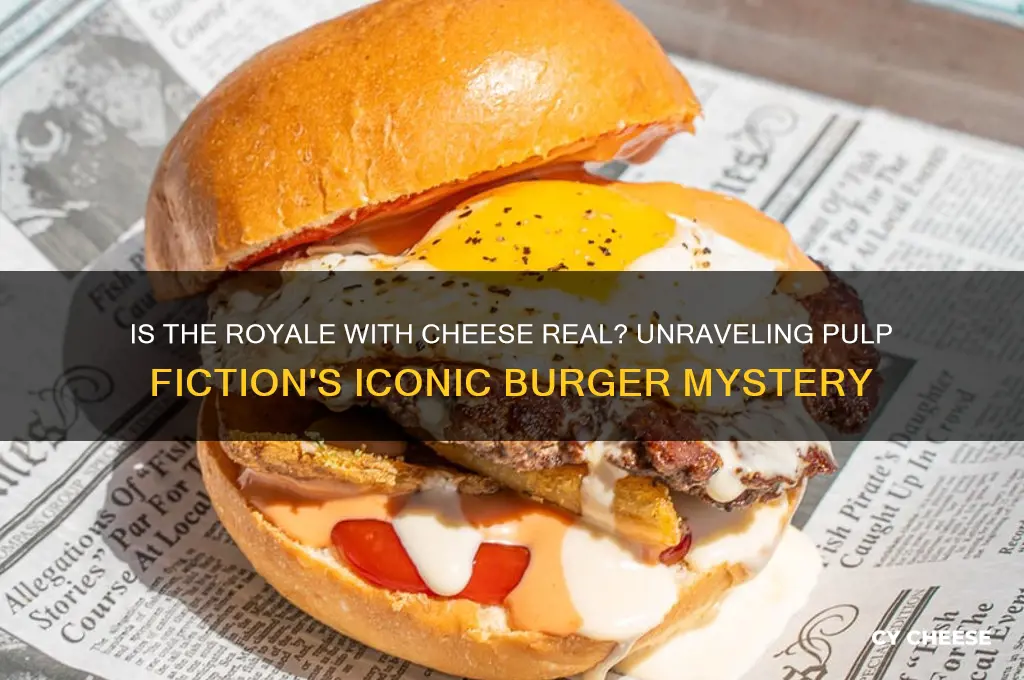 is the royale with cheese a real thing
