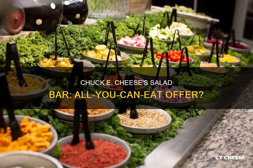 is the salad bar at chuck e cheese unlimited