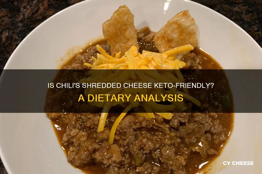 is the shredded cheese at chili