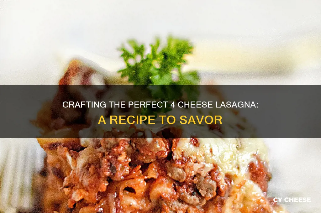 is the such a recipe for 4 cheese lasagna