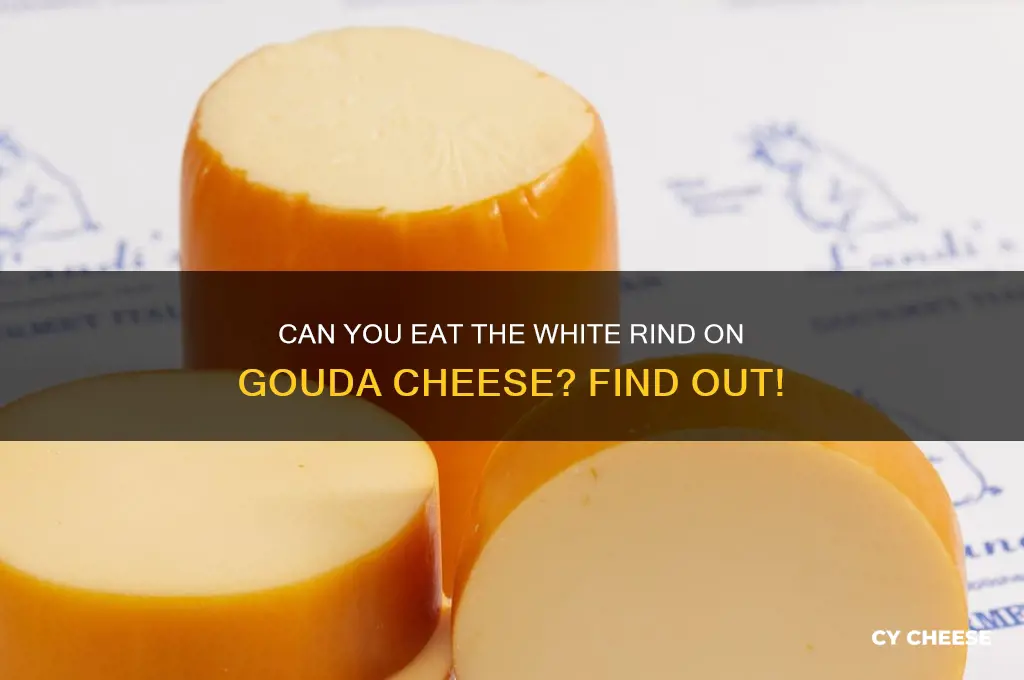 is the white edge of gouda cheese edible