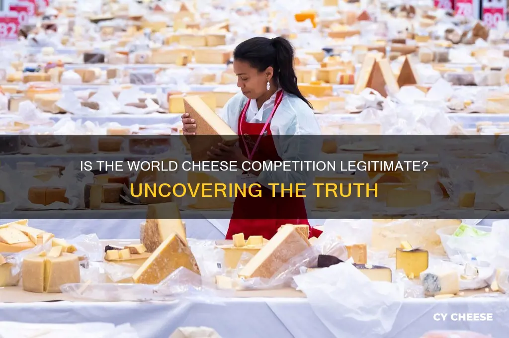is the world cheese competition a real thing