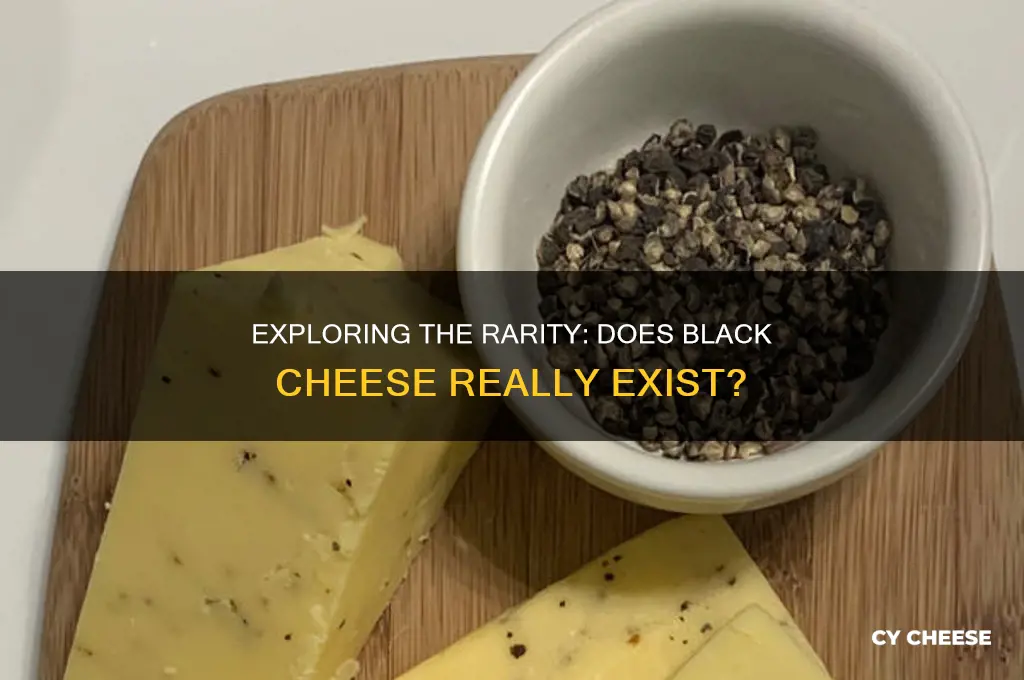 is there a black cheese