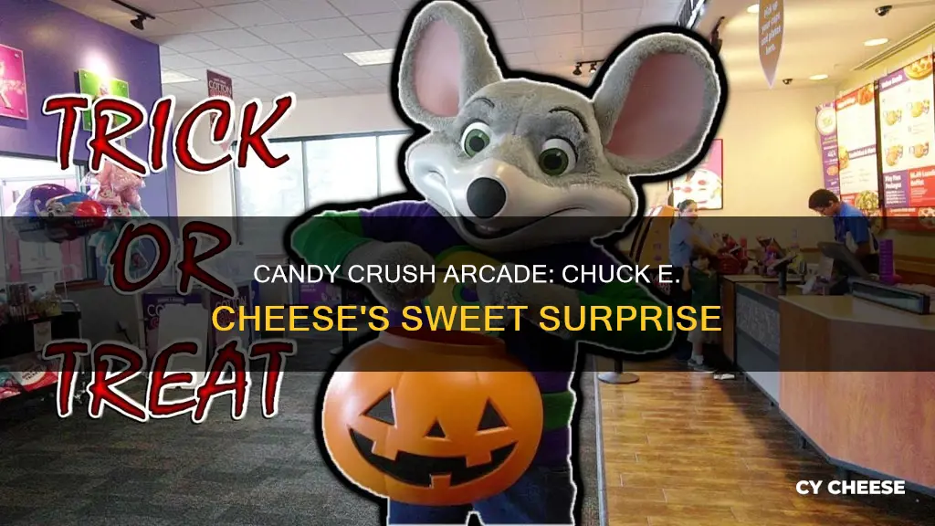 is there a candy crush arcade at chuck e cheese