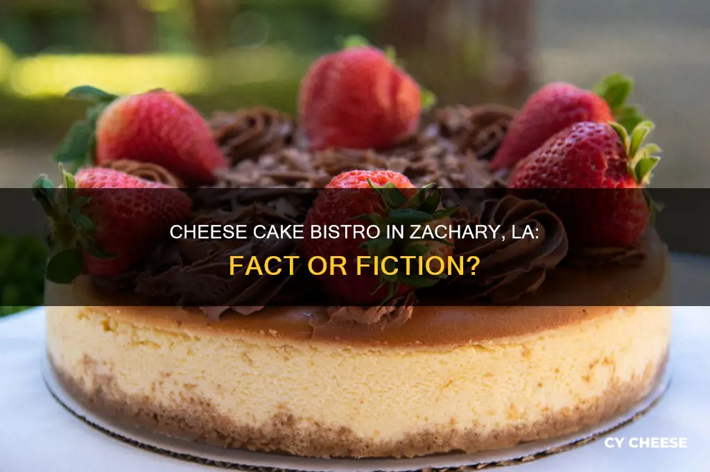 is there a cheese cake bistro in zachary la