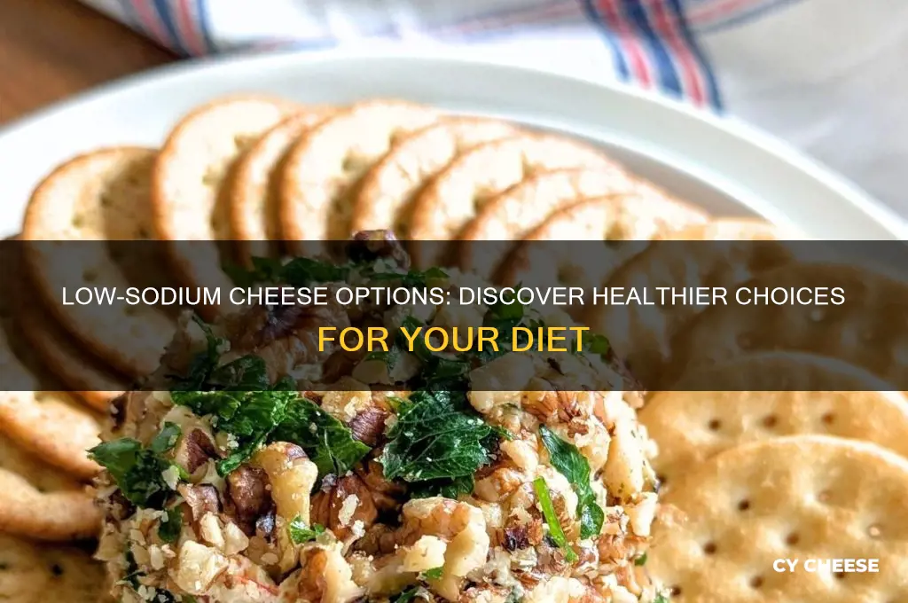 is there a cheese thats low in sodium