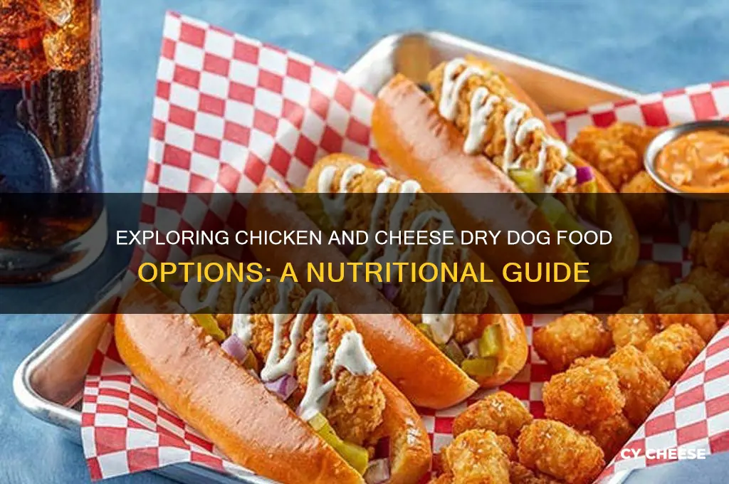 is there a chicken and cheese dry dog food