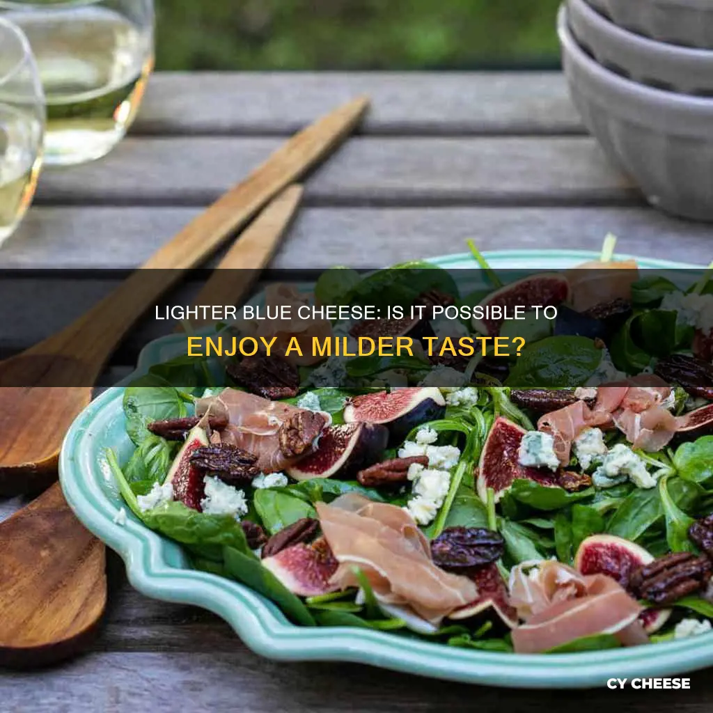 is there a lighter blue cheese