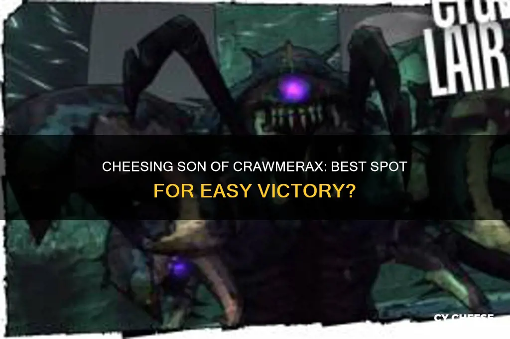 is there a spot to cheese son of crawmerax