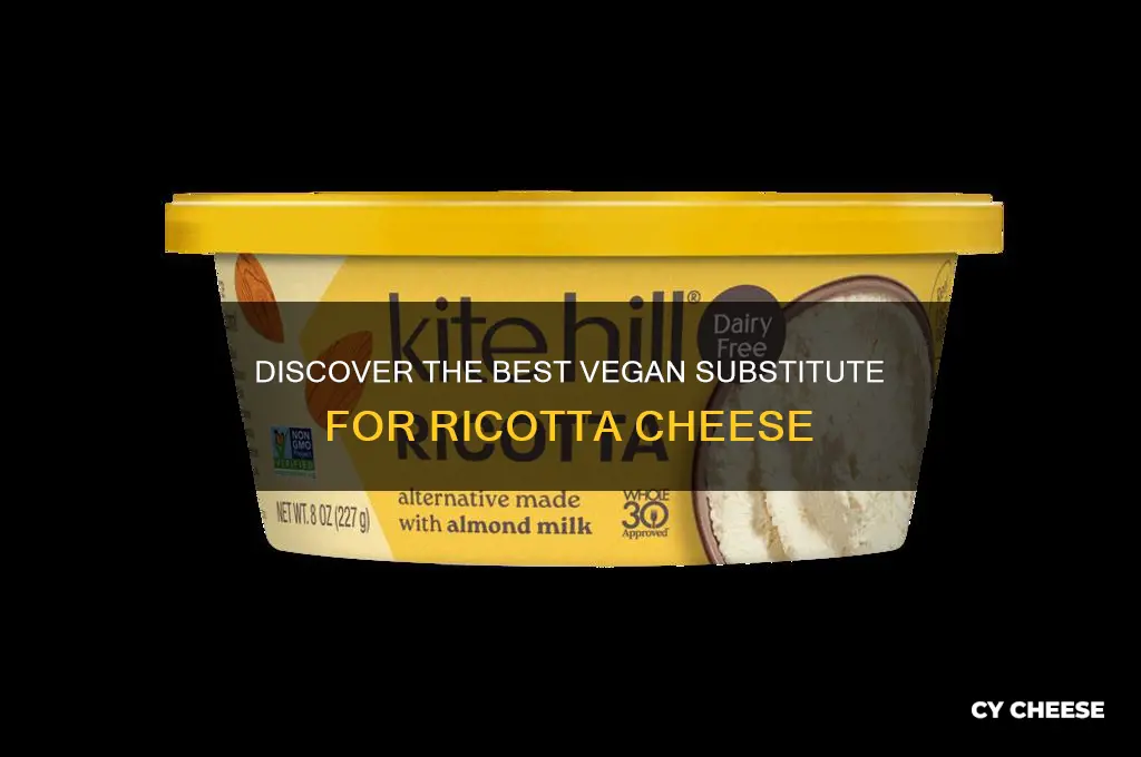 is there a vegan substitute for ricotta cheese
