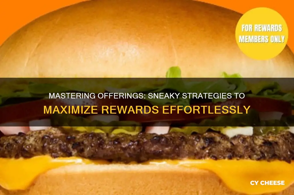 is there a way to cheese the offerings