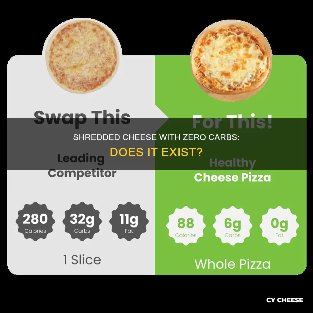 is there a zero carb shredded cheese