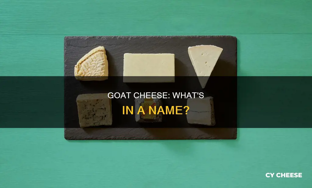 is there another name for goat cheese