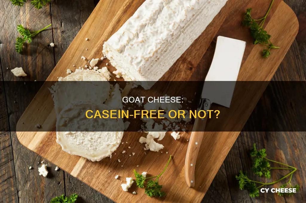 is there casein in goat cheese