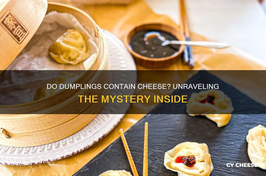 is there cheese in dumplings