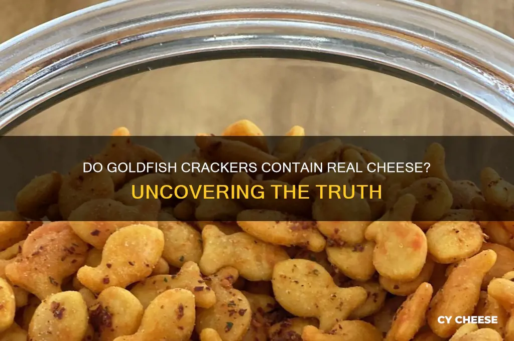 is there cheese in goldfish