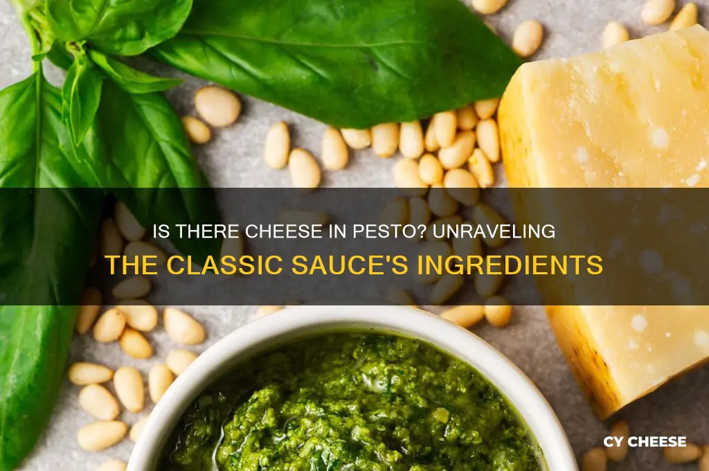 is there cheese in pesto