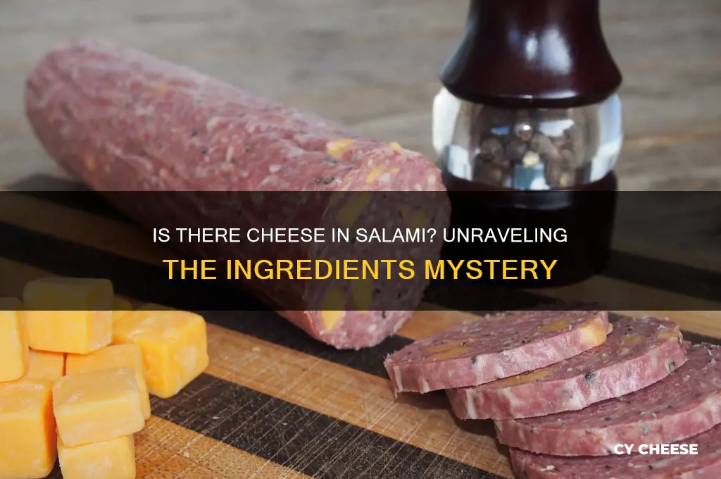 is there cheese in salami