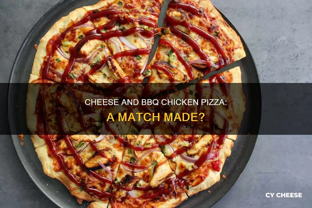 is there cheese on bbq chicken pizza
