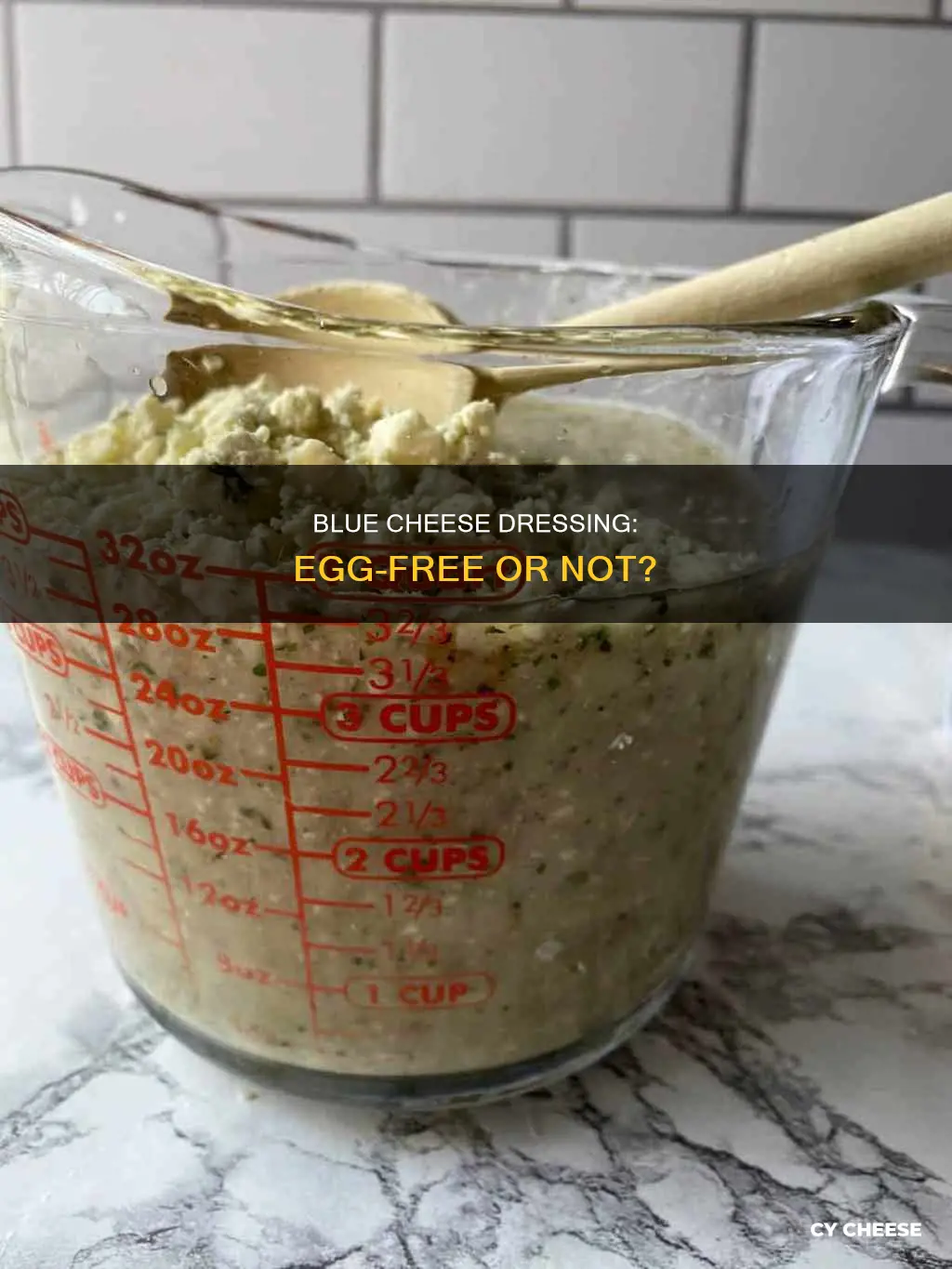 is there egg in blue cheese dressing