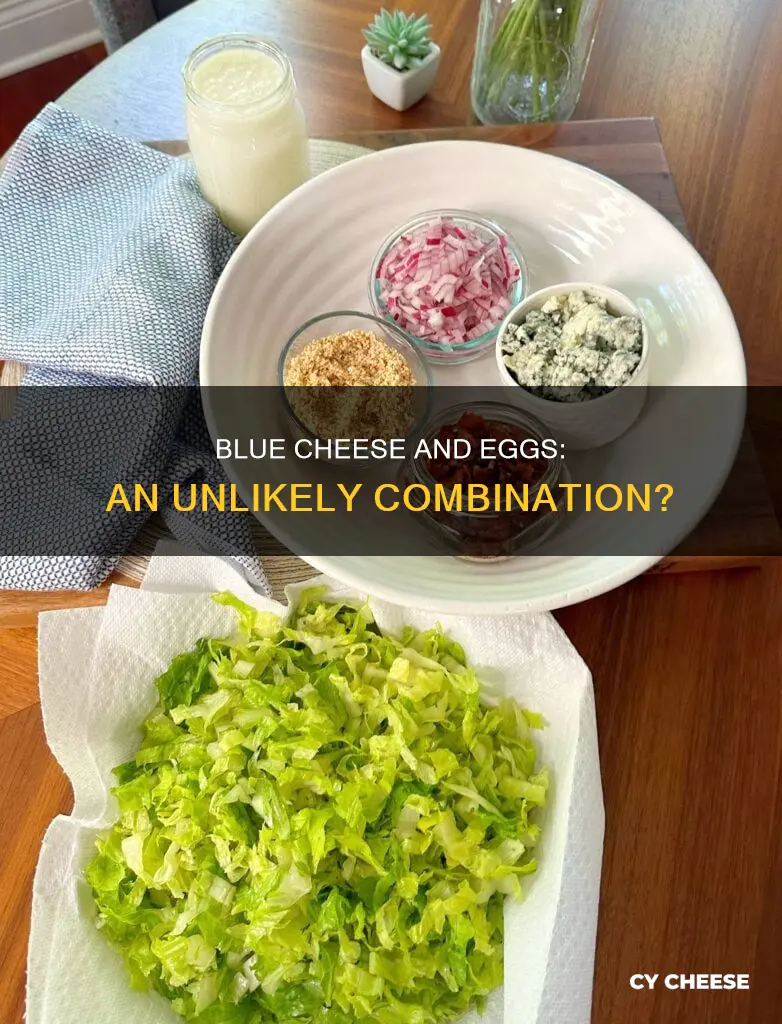 is there egg in blue cheese