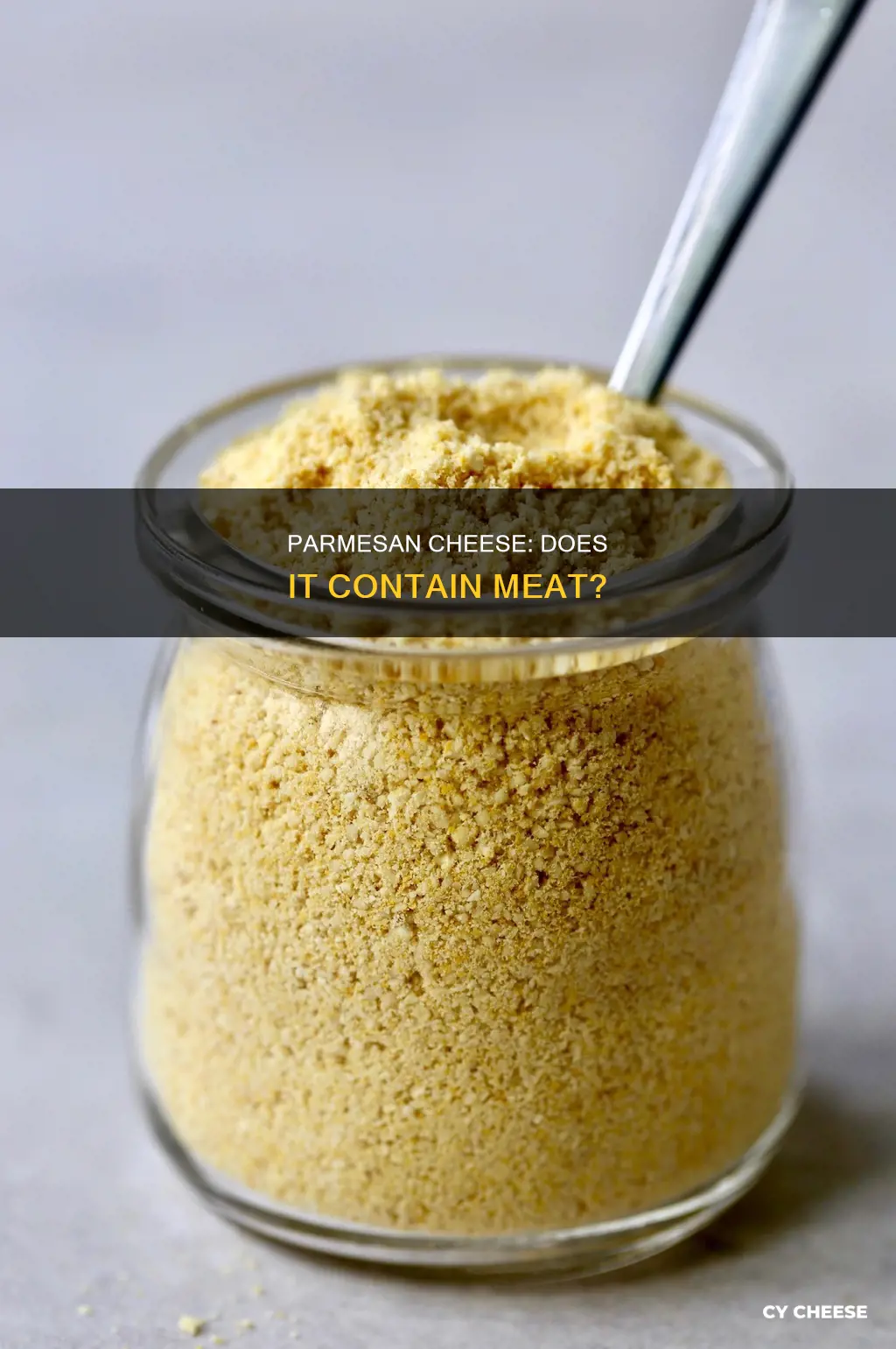 is there meat in parmesan cheese