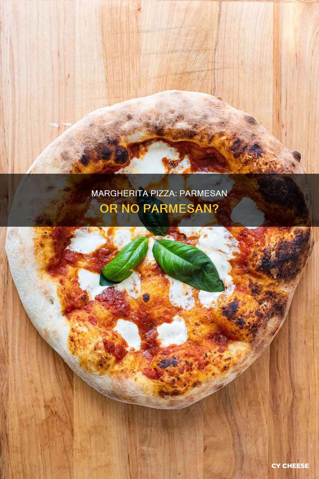 is there parmesan cheese on a margherita pizza