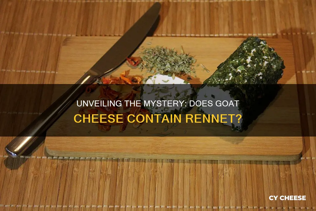 is there rennet in goat cheese