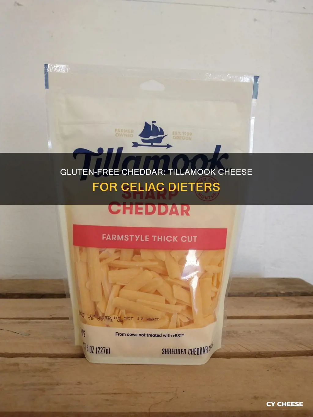 is tillamook cheddar cheese gluten free