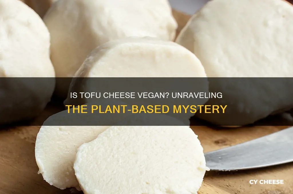 is tofu cheese vegan