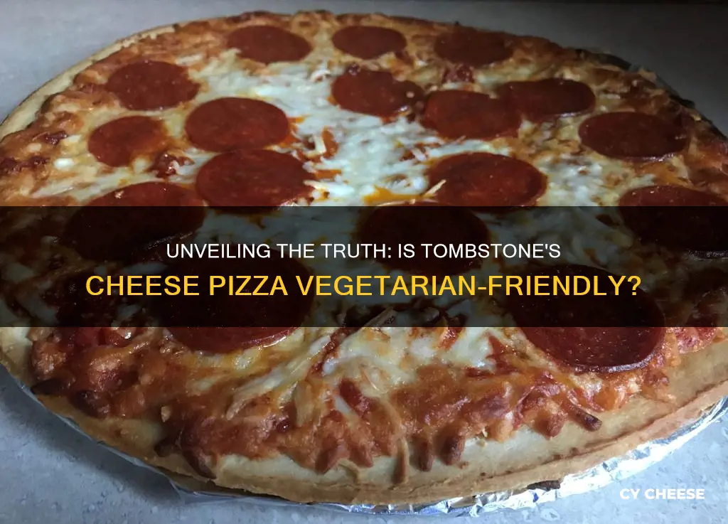 is tombstone cheese pizza vegetarian