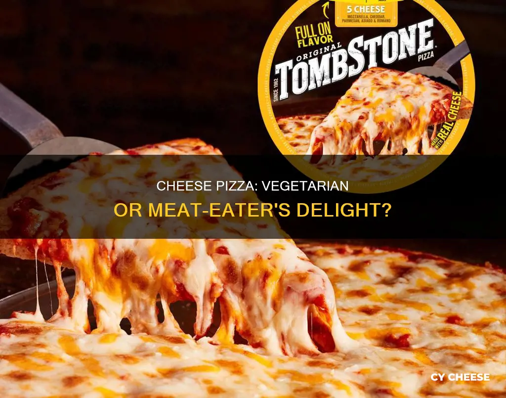 is tombstone cheese pizza vegetarian