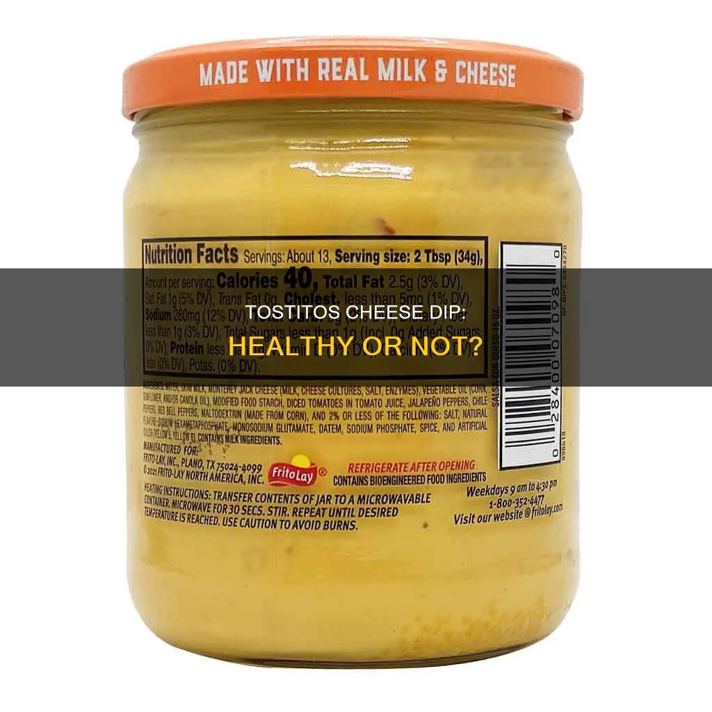 is tostitos cheese healthy