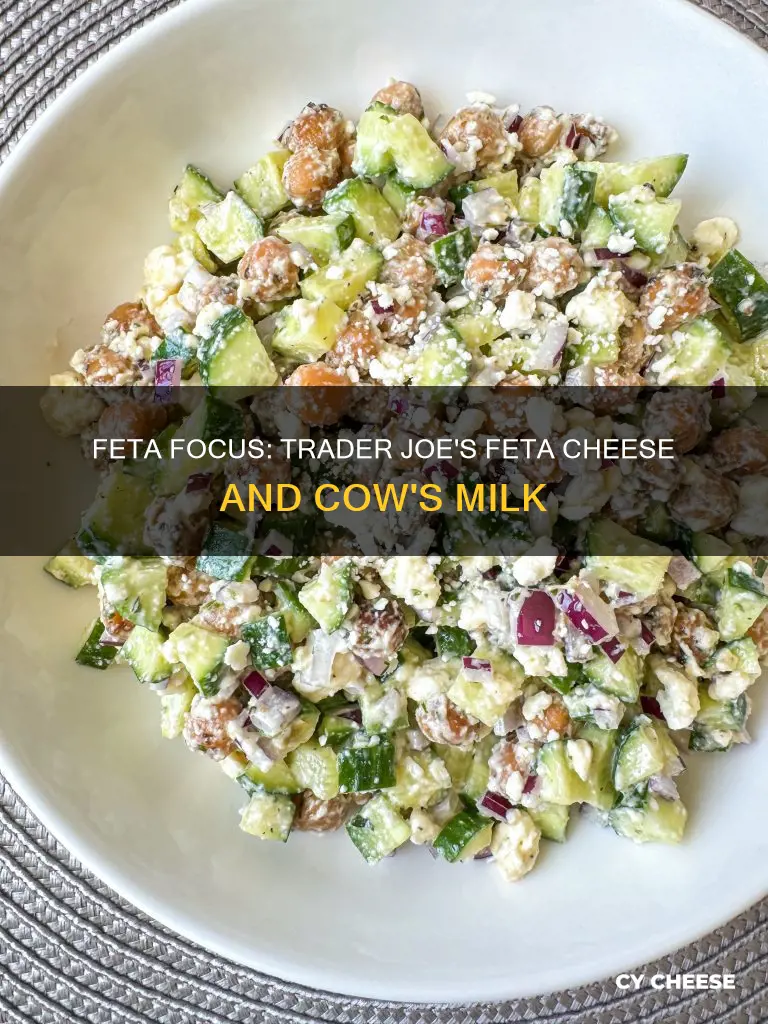 is trader joes feta cheese made with cow