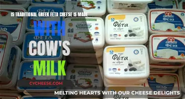 Feta's Origin: Cow's Milk or Sheep's Tale?