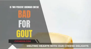 Cheddar Cheese and Gout: Is 2% Bad?